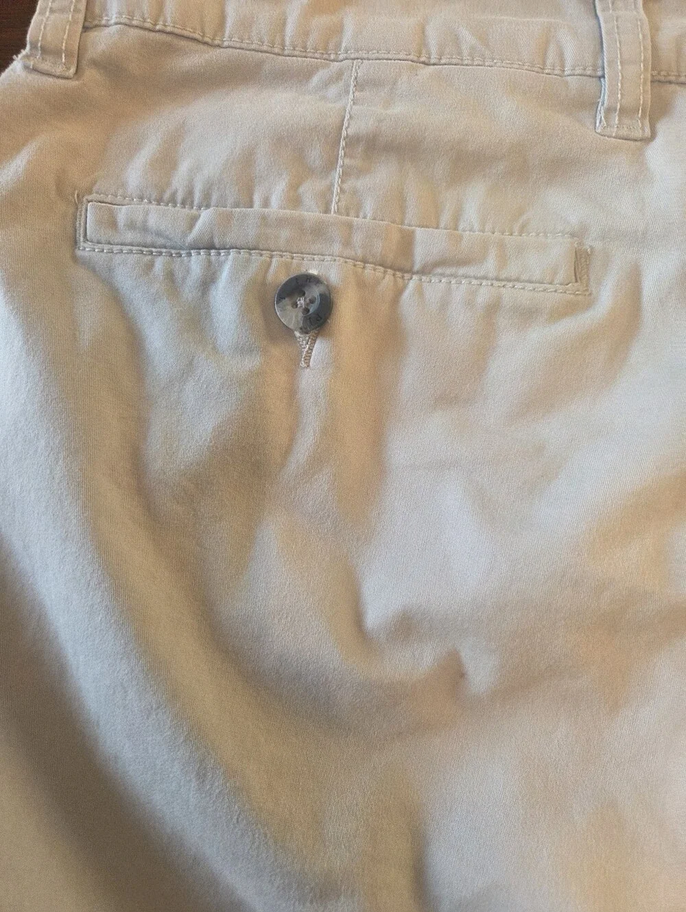 Free Planet Men's Light Khaki Flat Front Shorts